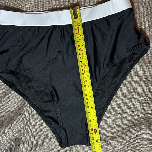2/$30 Women High Waisted Bikini Bottoms Full Coverage Tummy Control Size M. NWOT - Picture 7 of 8